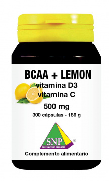 BCAA + Lemon + Vitamina D3 + Vitamina C 300 caps