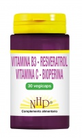 Vitamina B3 Resveratrol Vitamina C tamponada Bioperina Puro