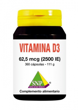 Vitamina D3  2500 UI  360 c�psulas